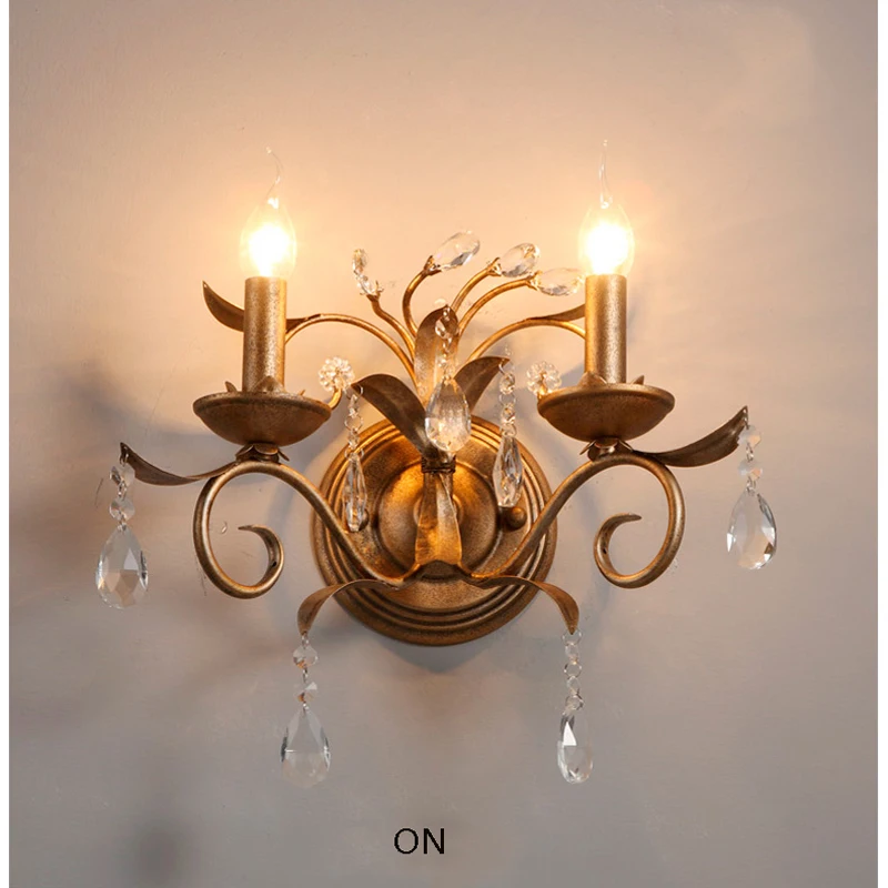 Лампа ретро стиль Железный настенный светильник цвет старая личность кронштейн