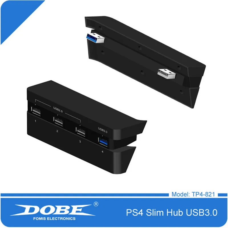 PS4 Slim аксессуары Play Station 4 консоли USB HUB 3 0 High Скорость & 2 Порты и разъёмы Продлить