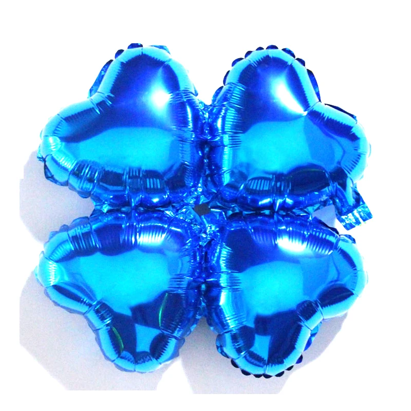 5 шт./лот 18 дюймов четырехлистная трава шары гелий для вечерние белые свадебные