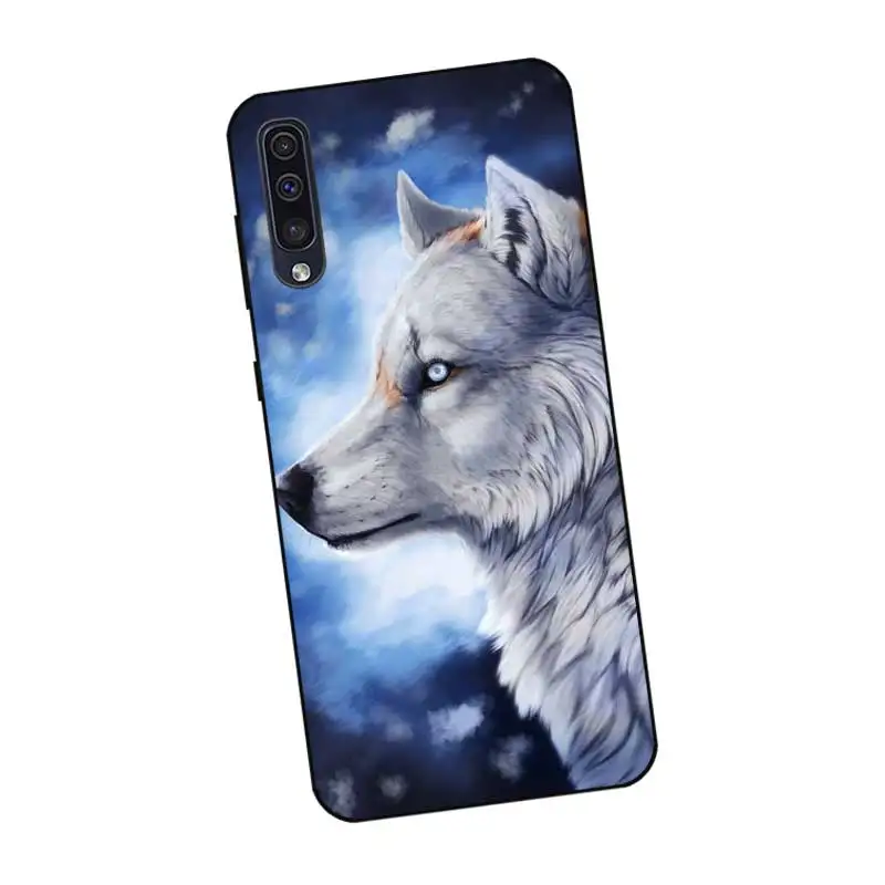 N290 Прохладный хипстерский волк черный силиконовый чехол для samsung Galaxy A2 Core A6 A7 A8 A9