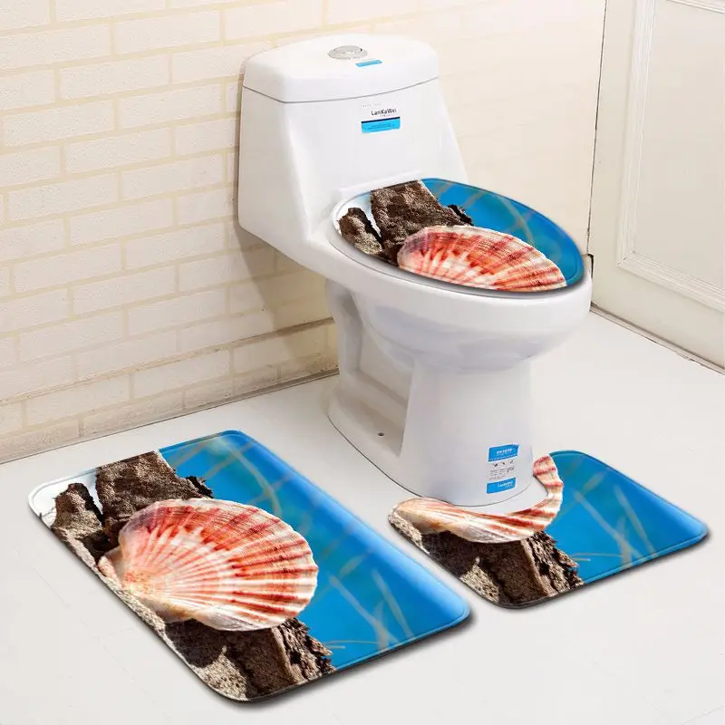 Бесплатная доставка 3 шт. морские ракушки пляжные жемчужины тенты коврик для