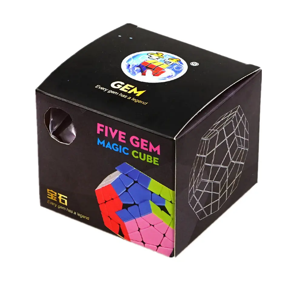 Shengshou 3x3 кубик рубика Megaminx кубик без наклеек 3x3x3 Gem волшебный куб 3 слоя скоростной куб профессиональные головоломки игрушки для детей подарок для детей