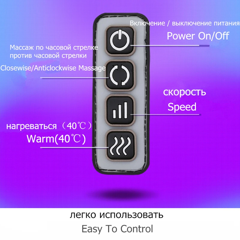 Электрический роликовый массажер для ног Массажная машина массажер для спины ног инфракрасный С Подогревом Шиацу Разминание