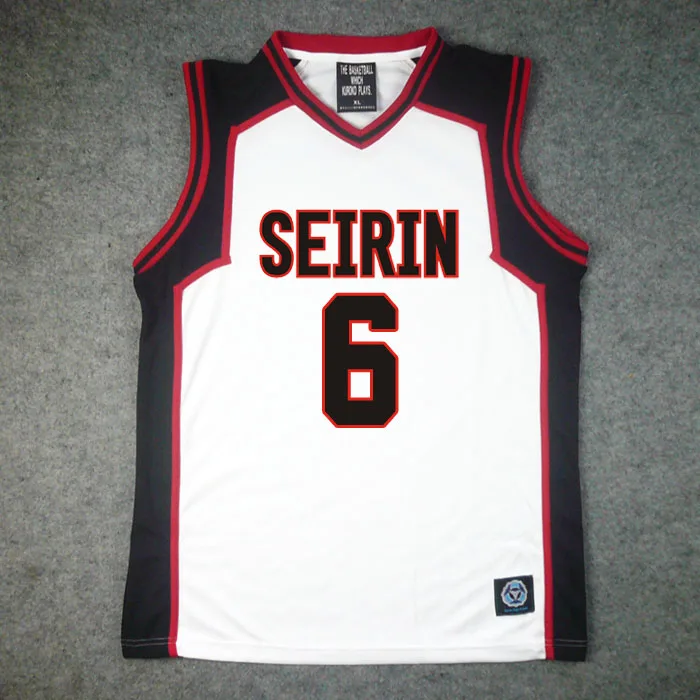 Баскетбольный мяч Kuroko's баскетбольный без корзины Seirin No.6 Koganei Shinji жилет для