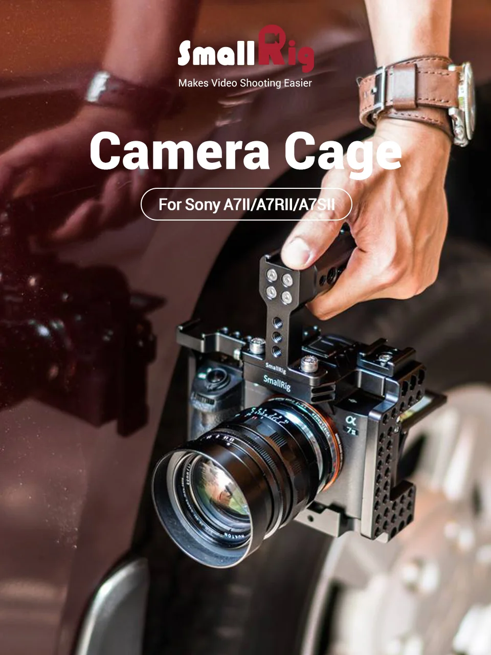 Smallrig Камера клетка для sony A7II/A7RII/A7SII ILCE-7M2/ILCE-7RM2/ILCE-7SM2 клетка Риг-1660