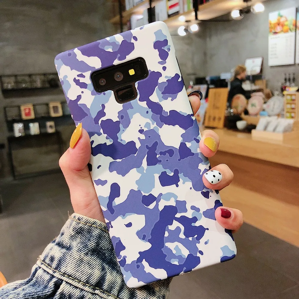 UVR светящийся чехол для телефона Samsung Galaxy S8 плюс S9 Plus Note 8 9 Камуфляж светится в