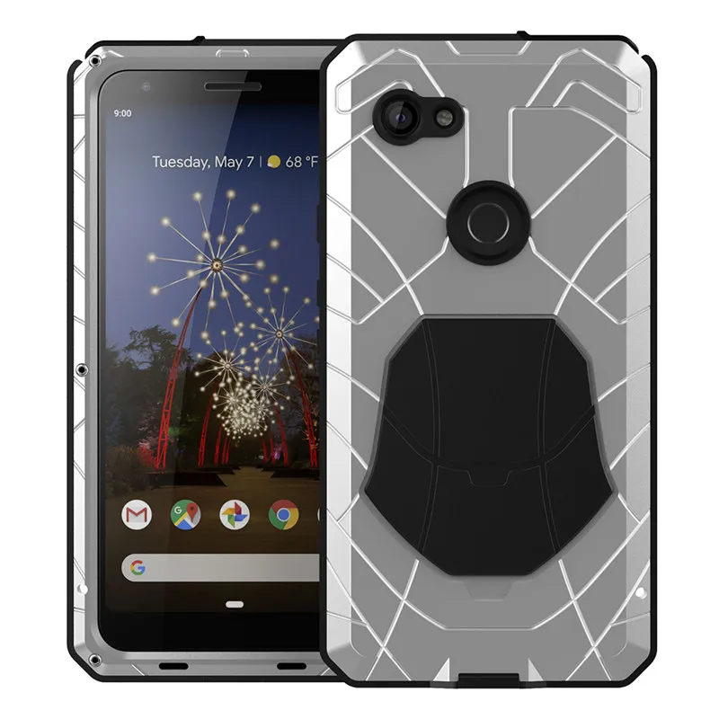 Для Google Pixel 3A 3A XL чехол жесткий алюминиевый металлический Закаленное стекло Защитная крышка для Google Pixel 4 4XL защитный чехол