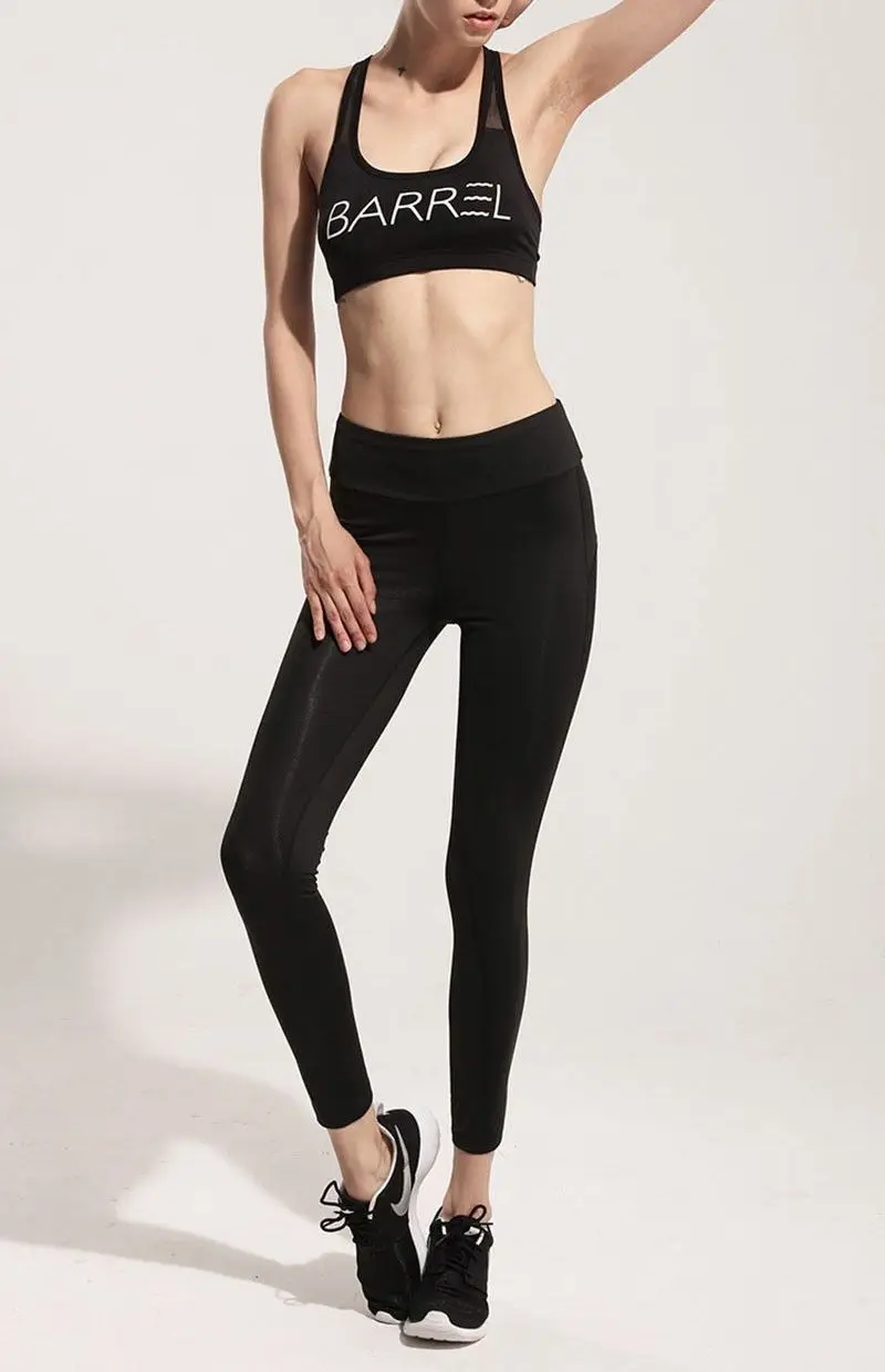 

Hirigin 2017 Fashion Autumn/Winter Warm Women Leggings Fitness Wear Elastic Solid Mesh Stitching Leggings Women For Outwear