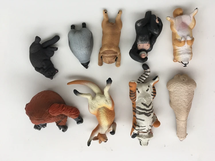 9 шт./лот мини-игрушка в виде животного Лесной экшн-кран Коллекционная модель