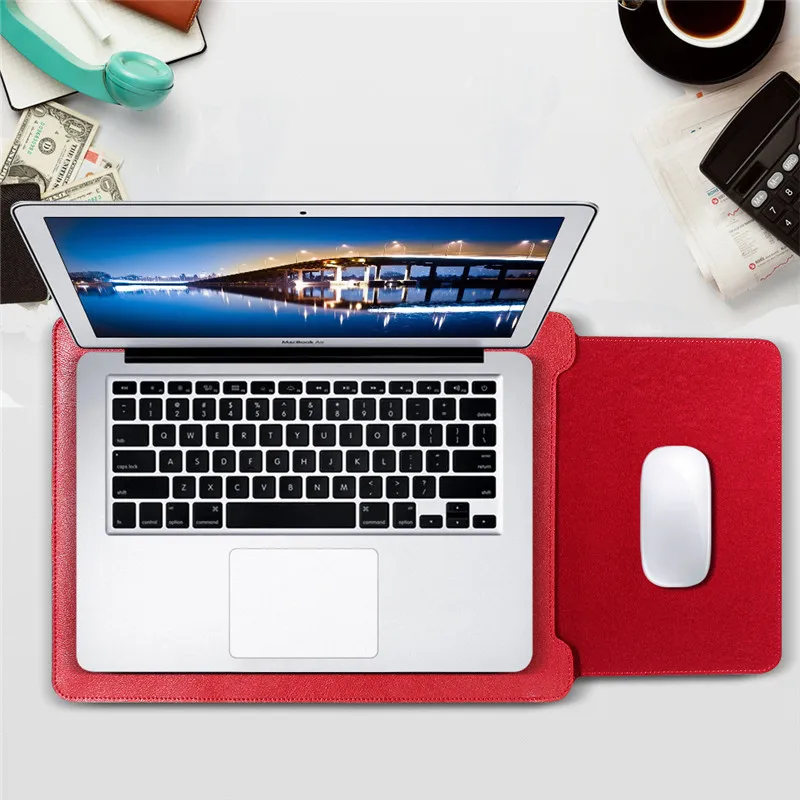 Роскошный чехол для ноутбука Macbook Air 13 Pro Retina 11 12 15 Ультратонкий из искусственной