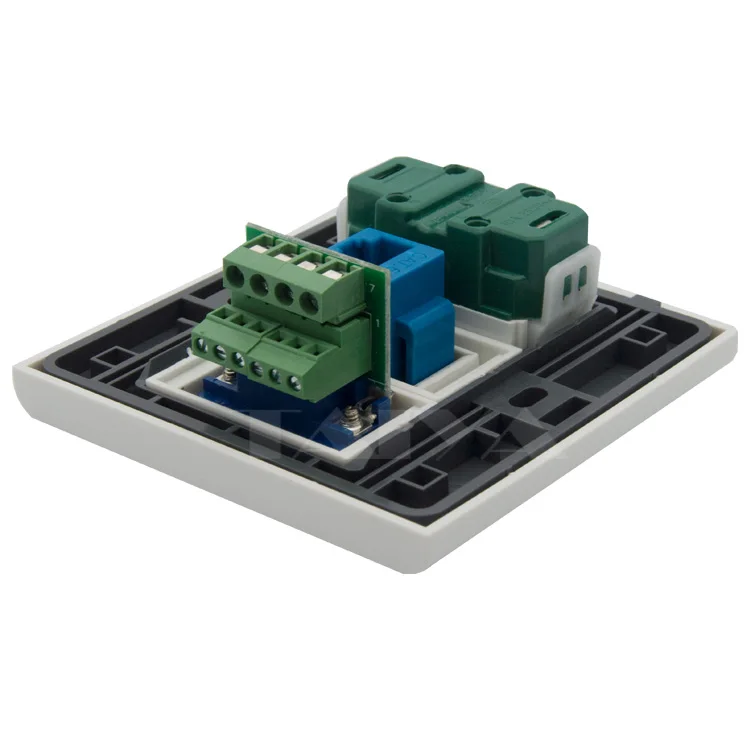 VGA (винтовой разъем) + RJ45 Поддержка настенной пластины питания сделай сам|wall plate|power