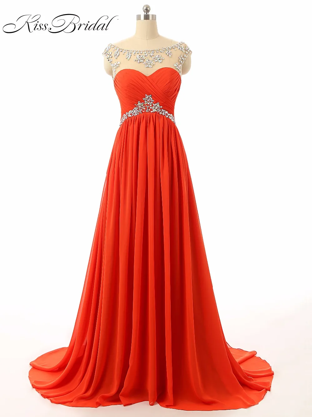 Выпускное Платье-трапеция с бисером платье без рукавов глубоким вырезом на