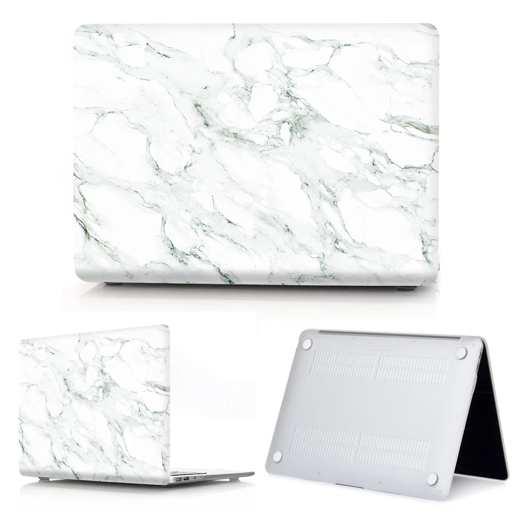 S1 Мраморный чехол для ноутбука Mac Book Pro 13 A2159 Pro retina 11 12 13 15 Touch Bar для macbook Touch ID Air 13 A1932+ клавиатура Covery - Цвет: S1