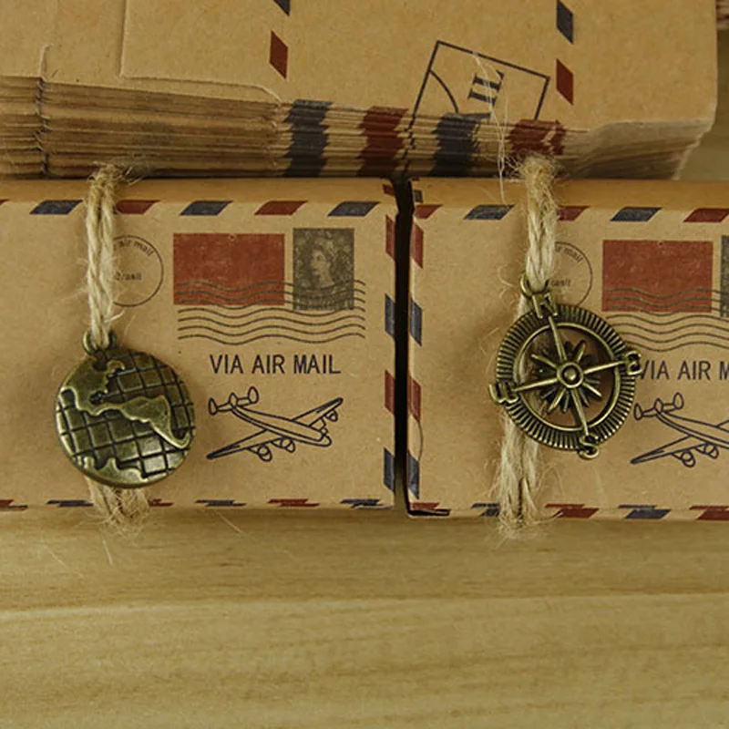 Лидер продаж! 100 шт. винтажная бумажная коробка для конфет в качестве свадебной