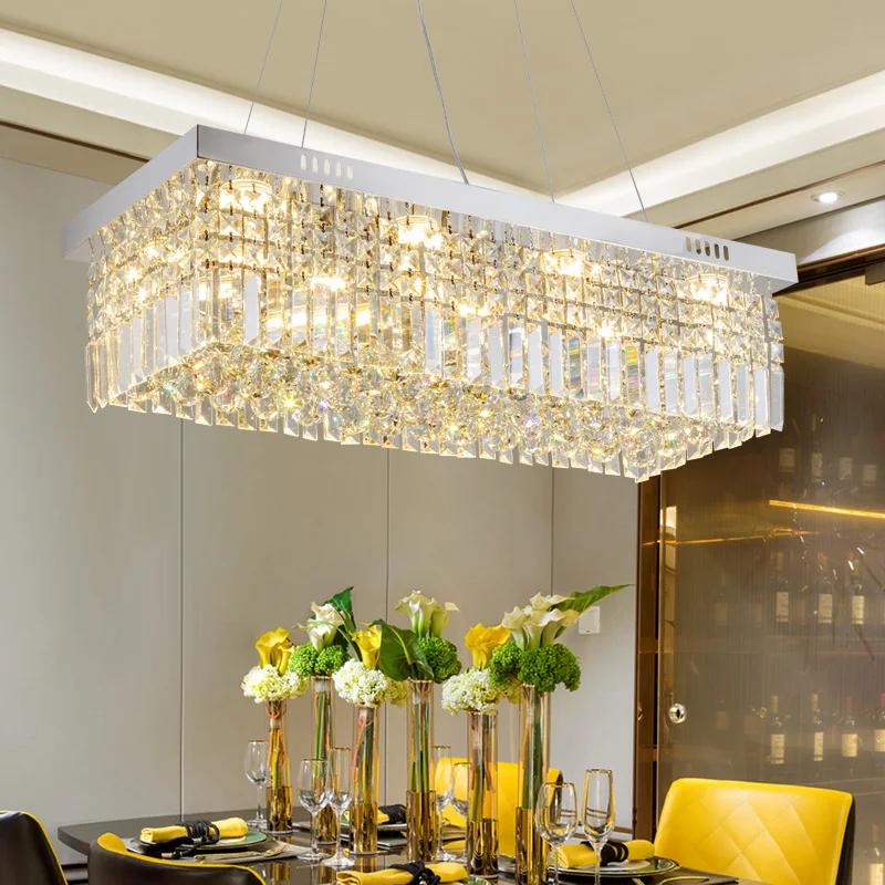 Современные светодиодный Кристалл Блеск Люстра свет лампы для Гостиная Cristal lustre