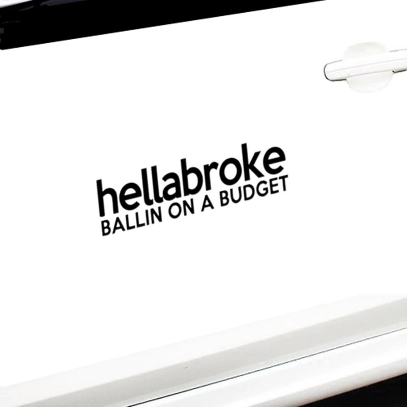 Hellabroke Parental Advisory на Наклейка Budget дрейф JDM евро опускается Fatlace illest автомобиля