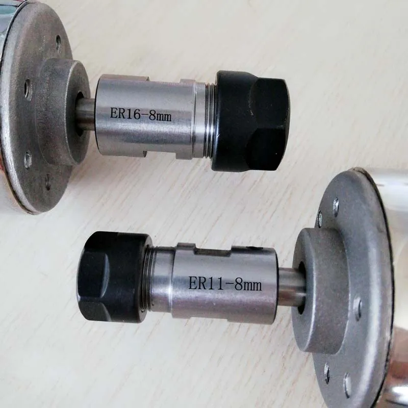 200 Вт постоянного тока мотор шпинделя сидя 12-48 в кВт ER11-3.175MM ER16-8 высокоскоростная щетка шпинделя с воздушным охлаждением PCB мотор шпинделя и кронштейн