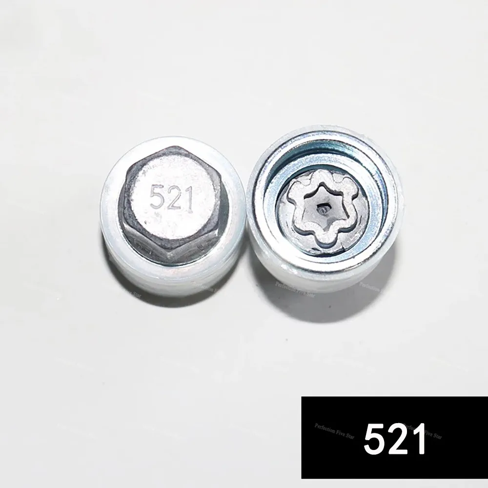 521 1 шт. Противоугонный винт, инструмент для разборки ключей для Volkswagen Polo Golf Jetta Passat CC Tiguan Touran Bora Phaeton 5 - Название цвета: 521