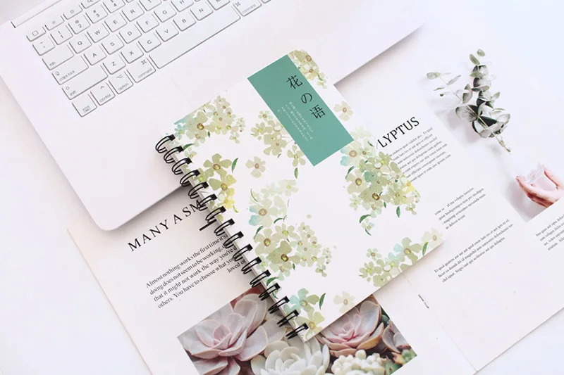 EZONE Sakura тетрадь Kawaii цветочный узор Coli Note Book для путешественника путешествие дневник Spial блокнот для записей студентов канцелярские принадлежности