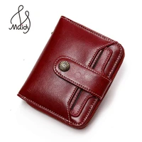 famous cow leather genuine hasp wallet purse women girls ladies with zipper wallets and purses brand handbags high quality maidy