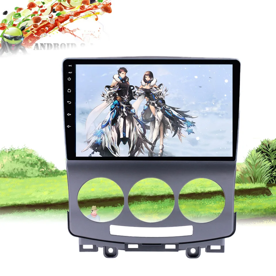 Android 10 0 автомобильный dvd для Mazda 5 2005 2006 2007 2008 2009 2010 Mazda5 радио 1024*600 gps навигация wifi
