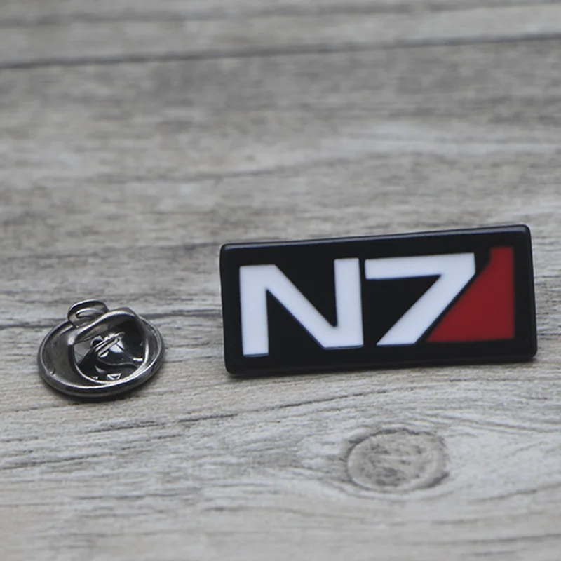 L1418 Игра Mass Effect металлические броши и булавки эмаль булавка для рюкзака/сумка со