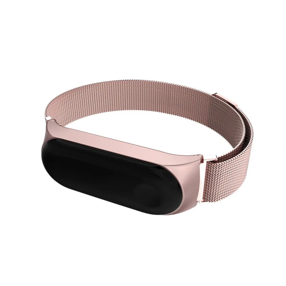 Магнитный ремешок Mi Band 3 металлическая безвинтовая нержавеющая сталь для Xiaomi