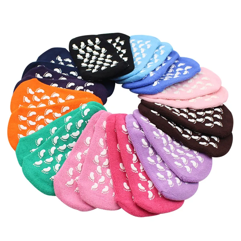 Носки Женские однотонные 6 парт/Лот практичные эластичные модные хлопковые до