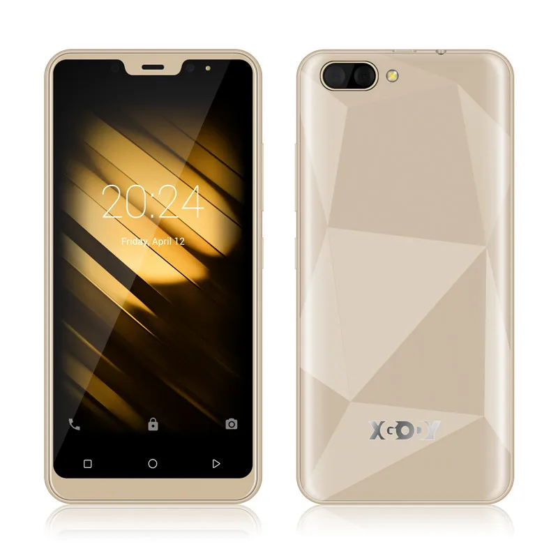 Золотой Xgody X27 смартфон 3g WCDMA Android 9,0 четырехъядерный MTK6580 5," экран 1 Гб ОЗУ 16 Гб ПЗУ две камеры мобильный телефон - Цвет: Золотой