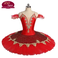 adult red ballet tutu the firebird performance stage wear women ballet dance costumes for competition girls ballet skirt apperal