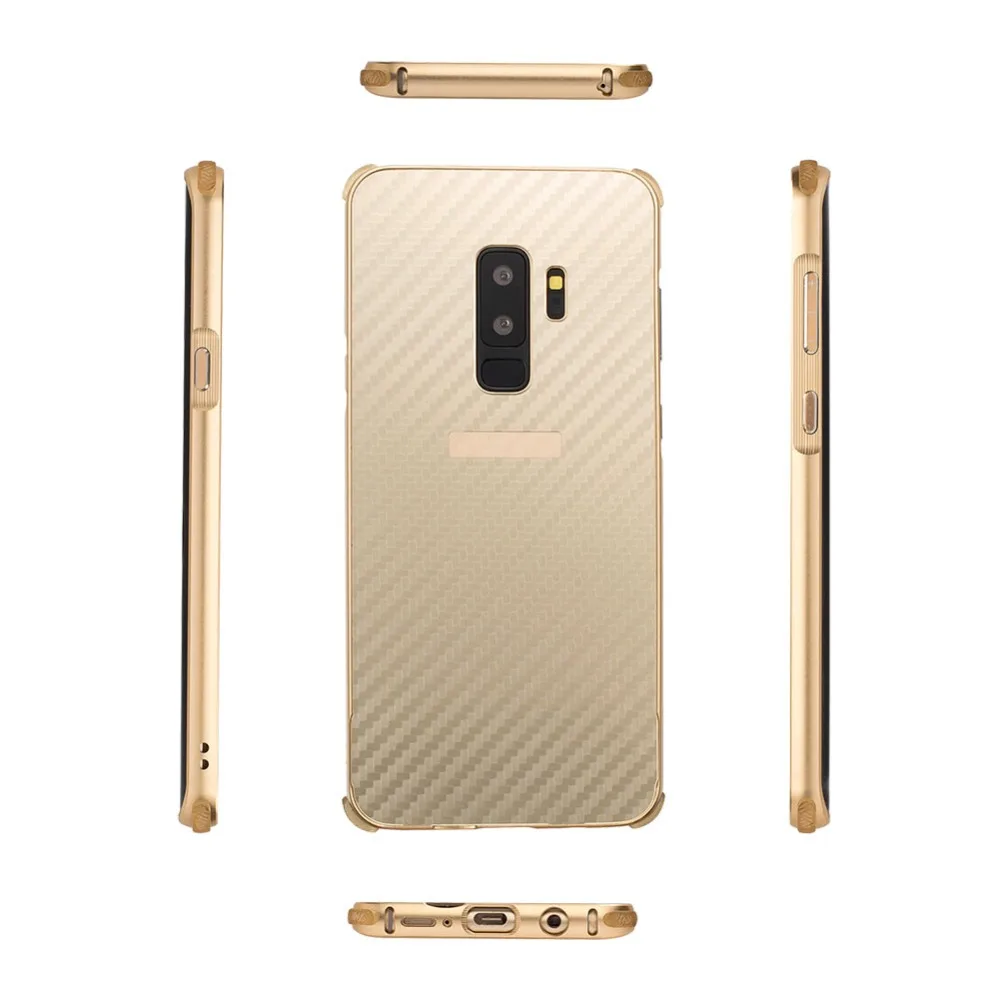 Гибридный чехол YeeSite для Samsung Galaxy S9 Plus Жесткий Чехол из углеродного волокна