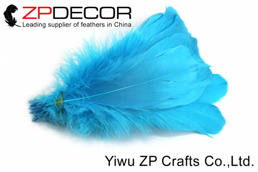 ZPDECOR перо Прямая поставка с фабрики 200 шт./лот дешевая Бирюзовая синяя краска