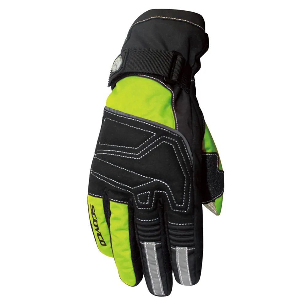 Зимние мотоциклетные перчатки Scoyco Guantes водонепроницаемые для мотокросса Luvas