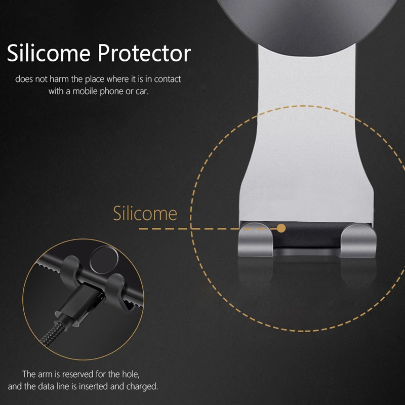 Автомобильный держатель телефона Стенд Универсальный Air Vent Зажим для iPhone samsung