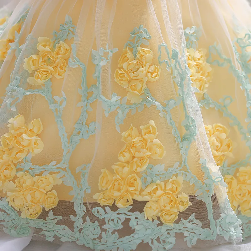 

Baby Girl Dress Flower Infant Wedding Dress Princess 1 Year First Birthday Newborn Party Dresses Baby Christening Gowns
