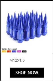 Dynoracing 60 мм M14 X 1,5 Колесные гайки Новые 20 шт гоночные гайки для колес винтовые Алюминиевые гайки YC101006