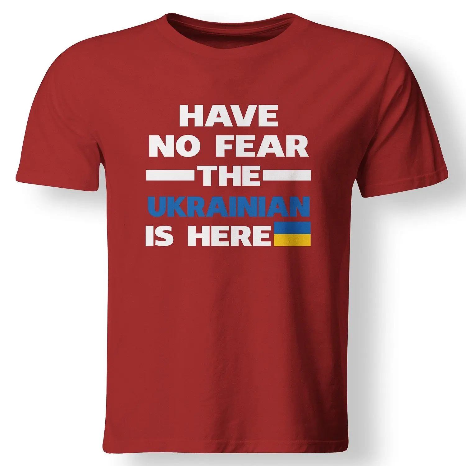 Have No Fear The Ukrainian Is Here Proud Ukraine Pride Funny Flag T Shirt | Мужская одежда