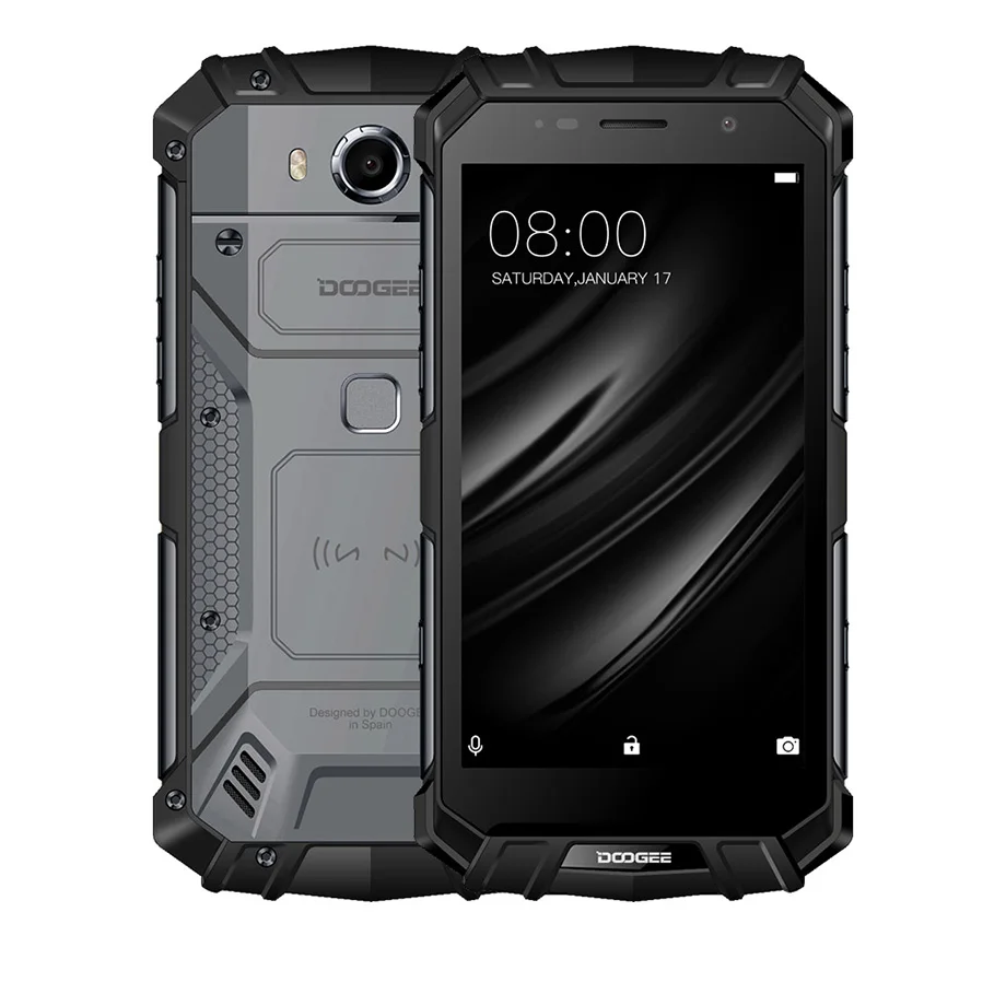 DOOGEE S60 lite IP68 MT6750T восьмиядерный смартфон водонепроницаемый 5," FHD 4 Гб+ 32 ГБ 16MP Беспроводное зарядное устройство 5580 мАч мобильный телефон