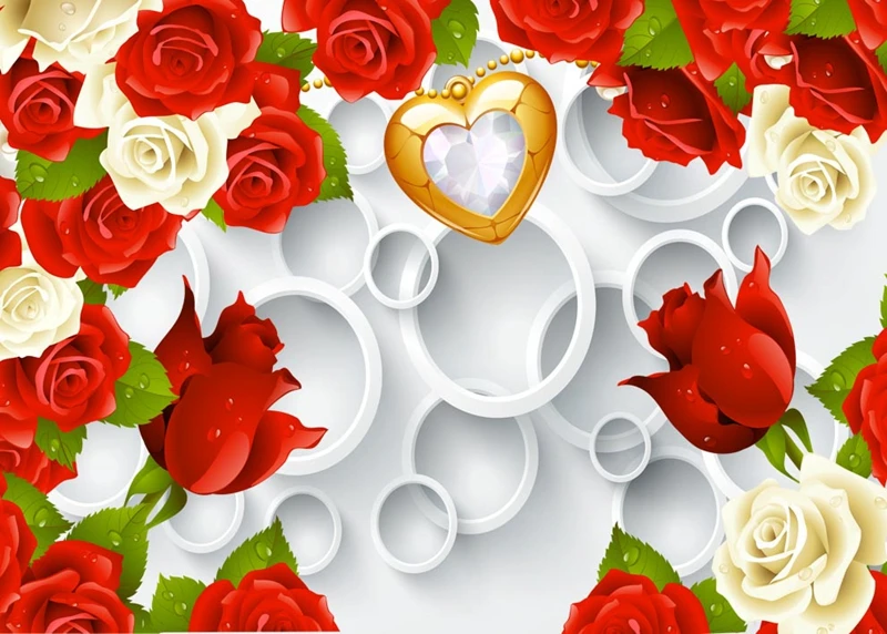 

Fashion 3D Home Decor Beautiful 2016 High Quality Customize size Modern red rose flower Curtain window room