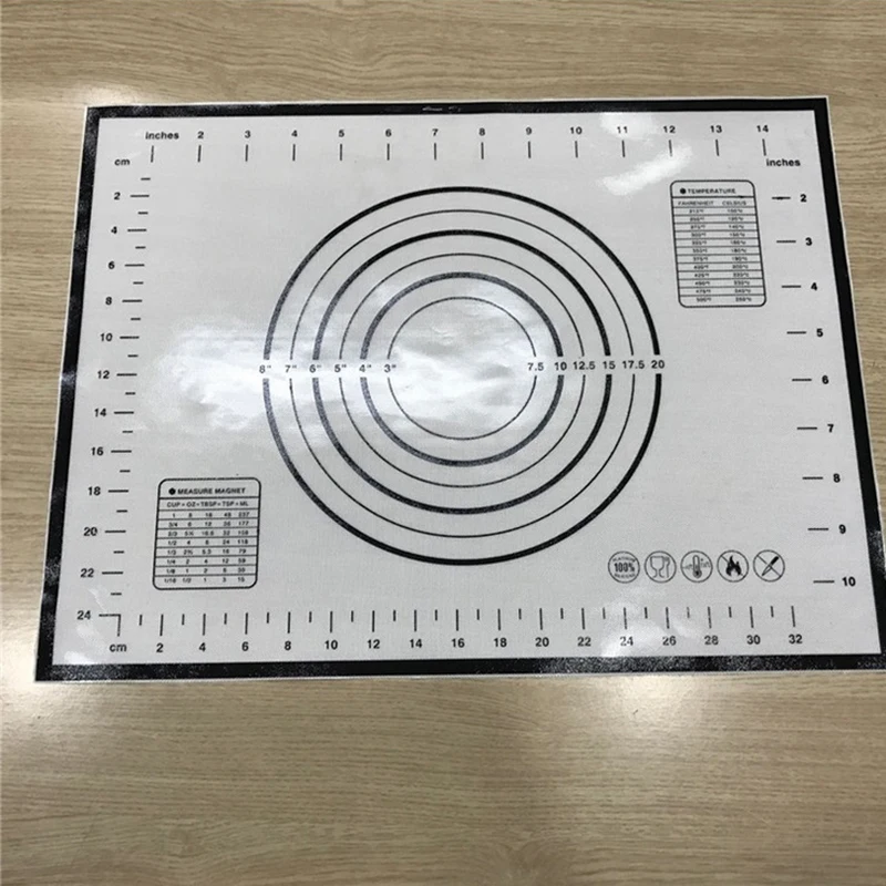 1 шт. кухонный силиконовый коврик для выпечки печенье рулет 60 х40 см/4030 см | Дом и