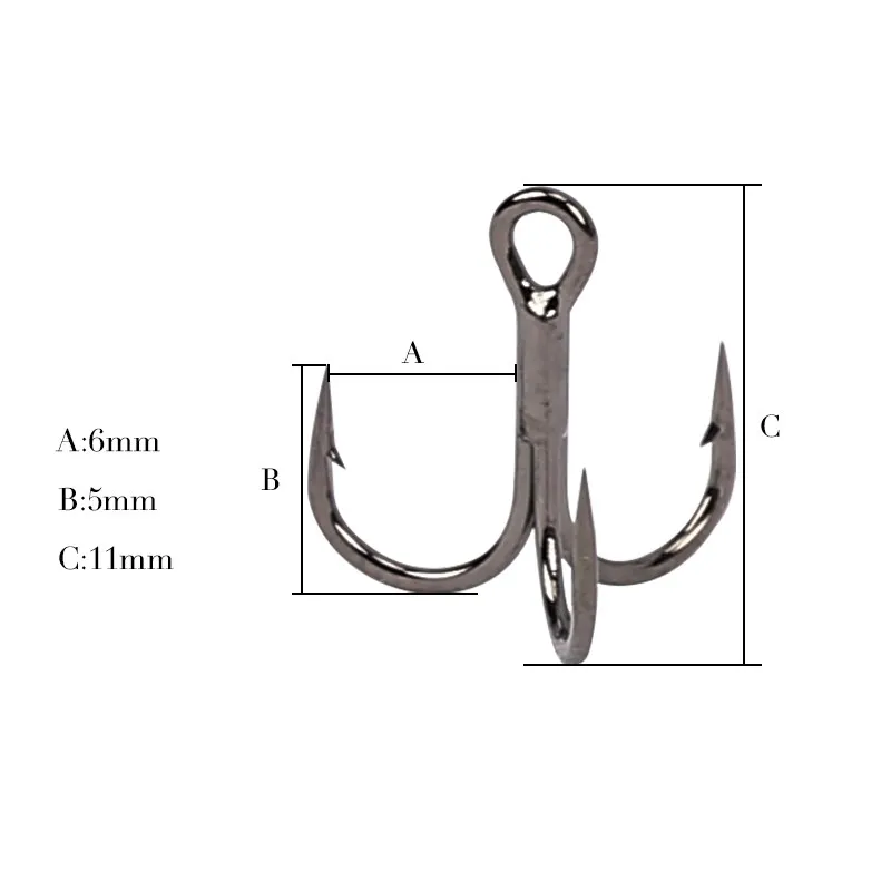 TSURINOYA 5Pcs 14# Fishing Barbed Hook Carbon Steel Groove Treble Hooks Carp Pesca Acesorios For Soft Lure | Спорт и развлечения