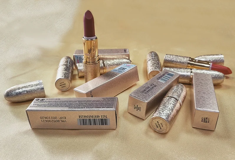 Макияж высшего качества металлические матовые красные помады питательная