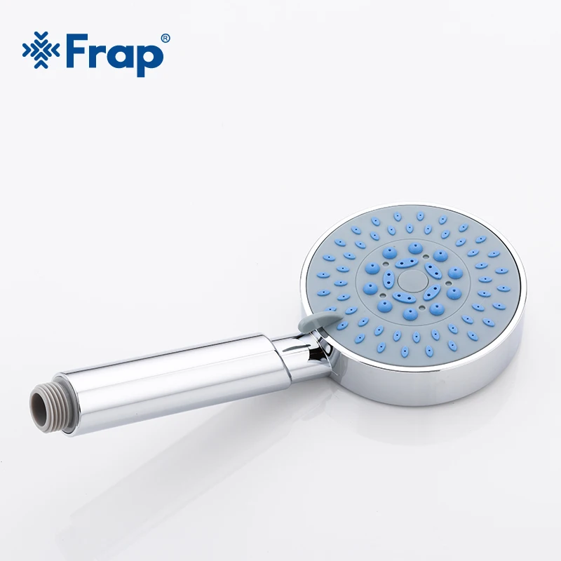 frap bathroom shower faucet round abs shower head bath shower mixers tap set with handshower wall mount shower system arm free global shipping