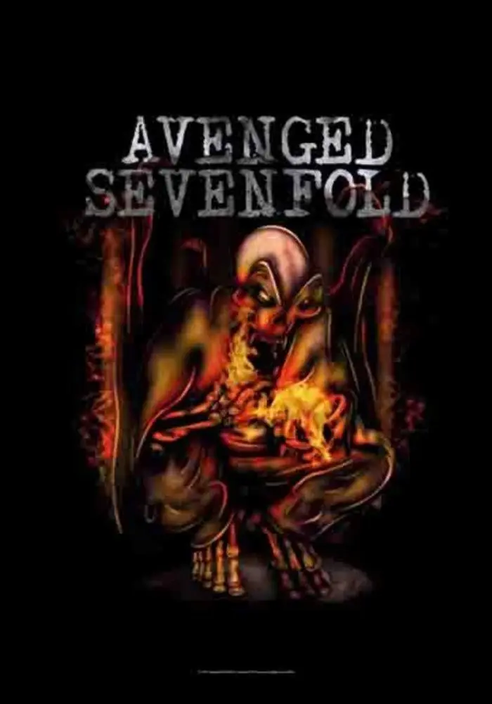 AVENGED SEVENFOLD FIRE BAT тканевый шелковые постеры Настенный декор картина для комнаты 24x36