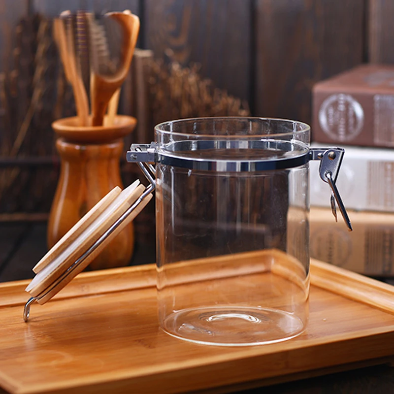 1 шт. бутылки для хранения пищевых продуктов стеклянная банка Герметичные банки с