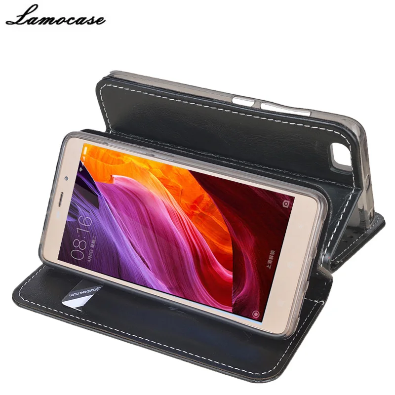 Lamocase Для Сяо Mi M5 чехол Роскошный кожаный для сяо 5 откидная крышка с кошелек