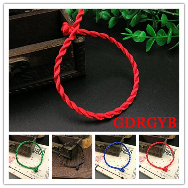 Женский и мужской браслет GDRGYB модный с красной нитью ручной работы|Цепочки