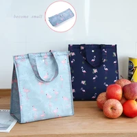 6 colors portable food fresh lunch bag waterproof thermal insulated snack picnic box carry tote storage bag lunch food pouch
