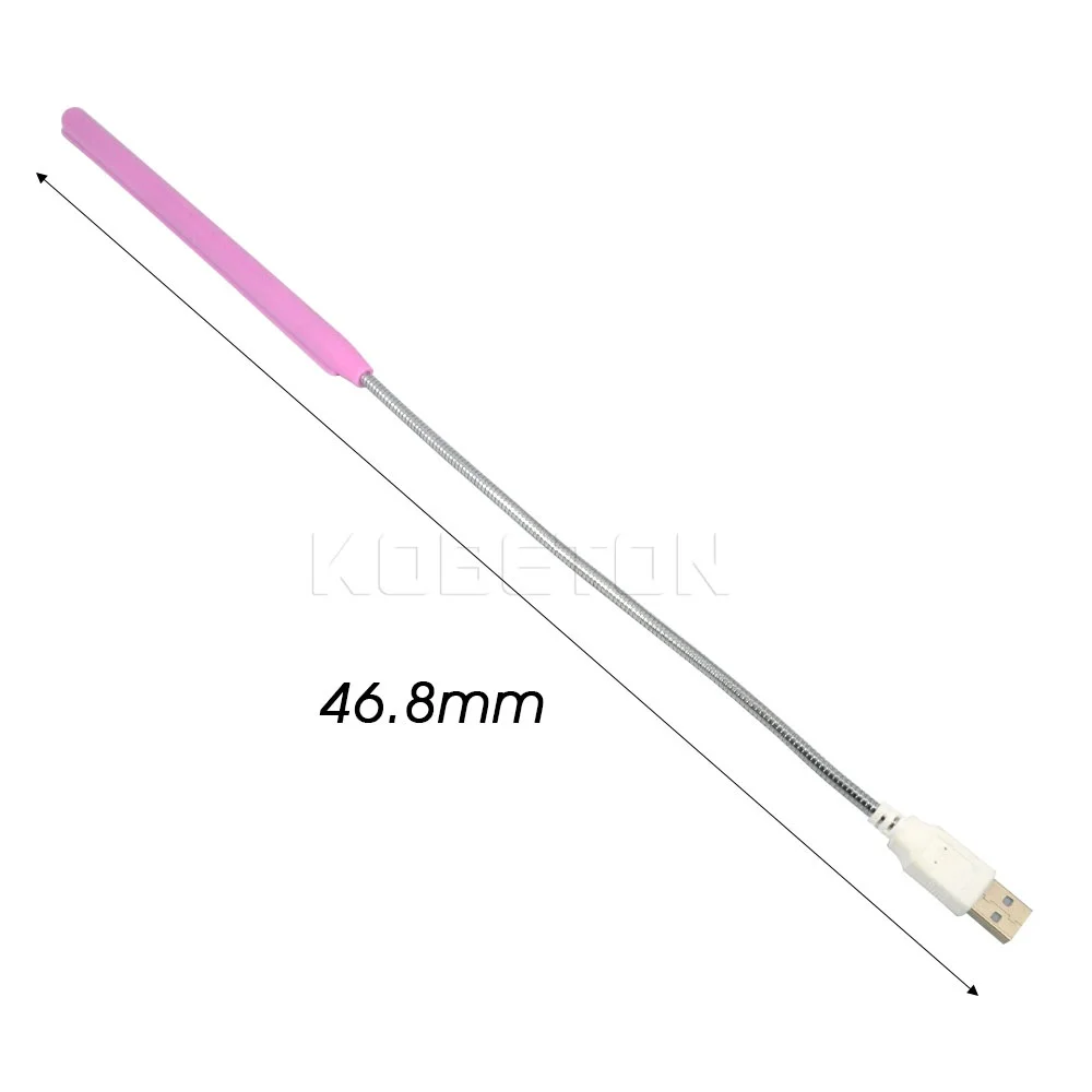 Гибкий ультра яркий мини-светильник kebidumei с 10 светодиодами USB светильник