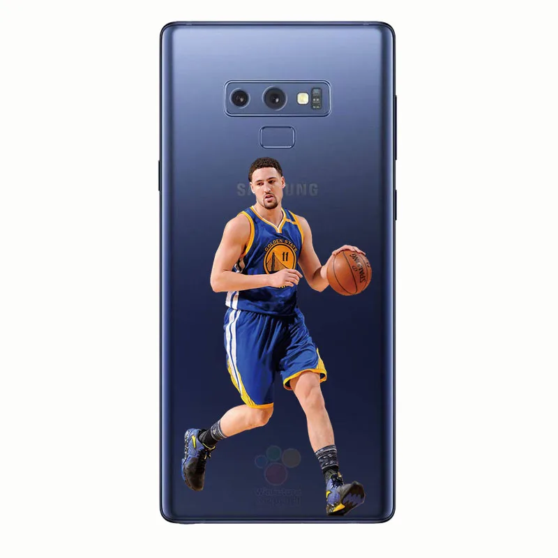 Basketball players Klay Thompson Case Soft TPU Silicone Fitted Cases Cover phone for Samsung S10 PLUS A6 2018 A8 |